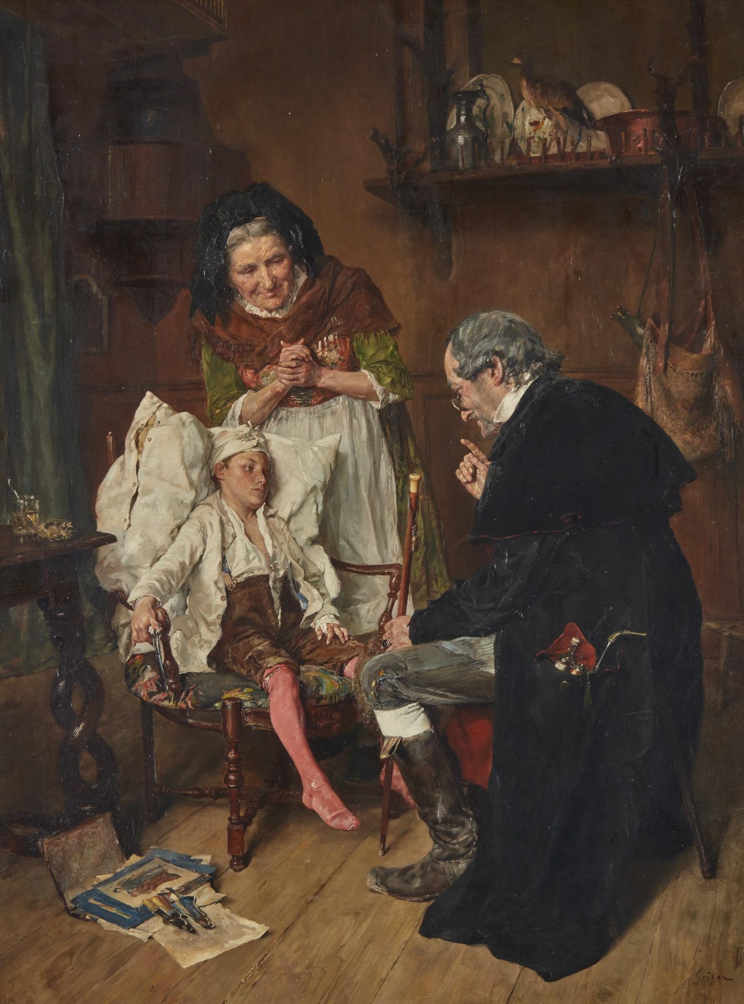 François-Adolphe Grison - The Doctor