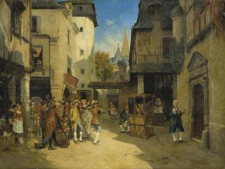 François-Adolphe Grison - The Serenade