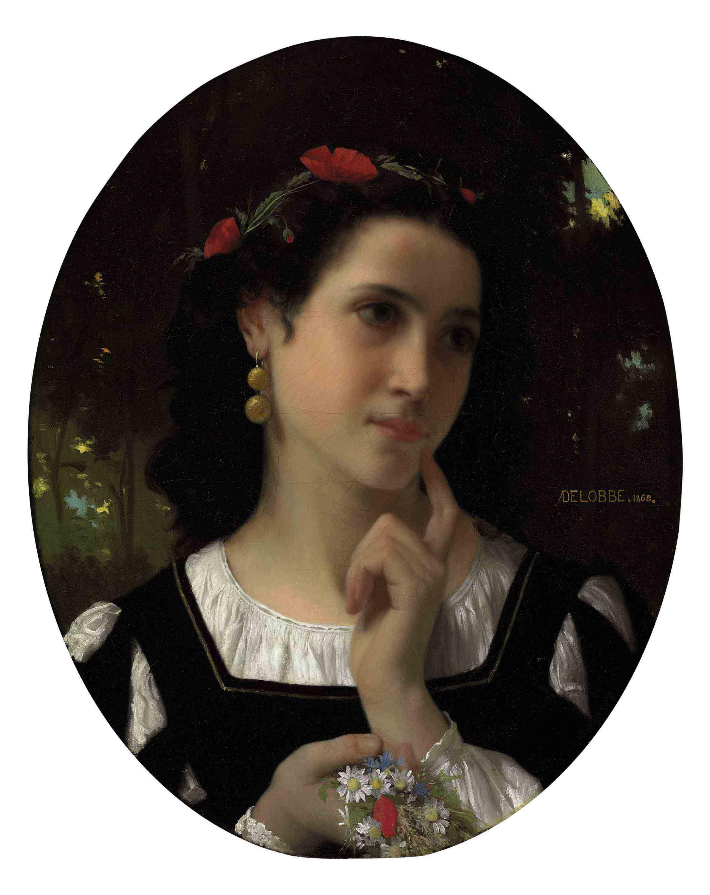 Francois Alfred Delobbe - A Moment of Reflection