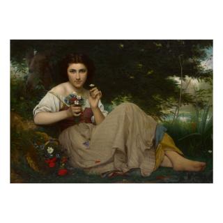 François-Alfred Delobbe - A Moment\'S Rest