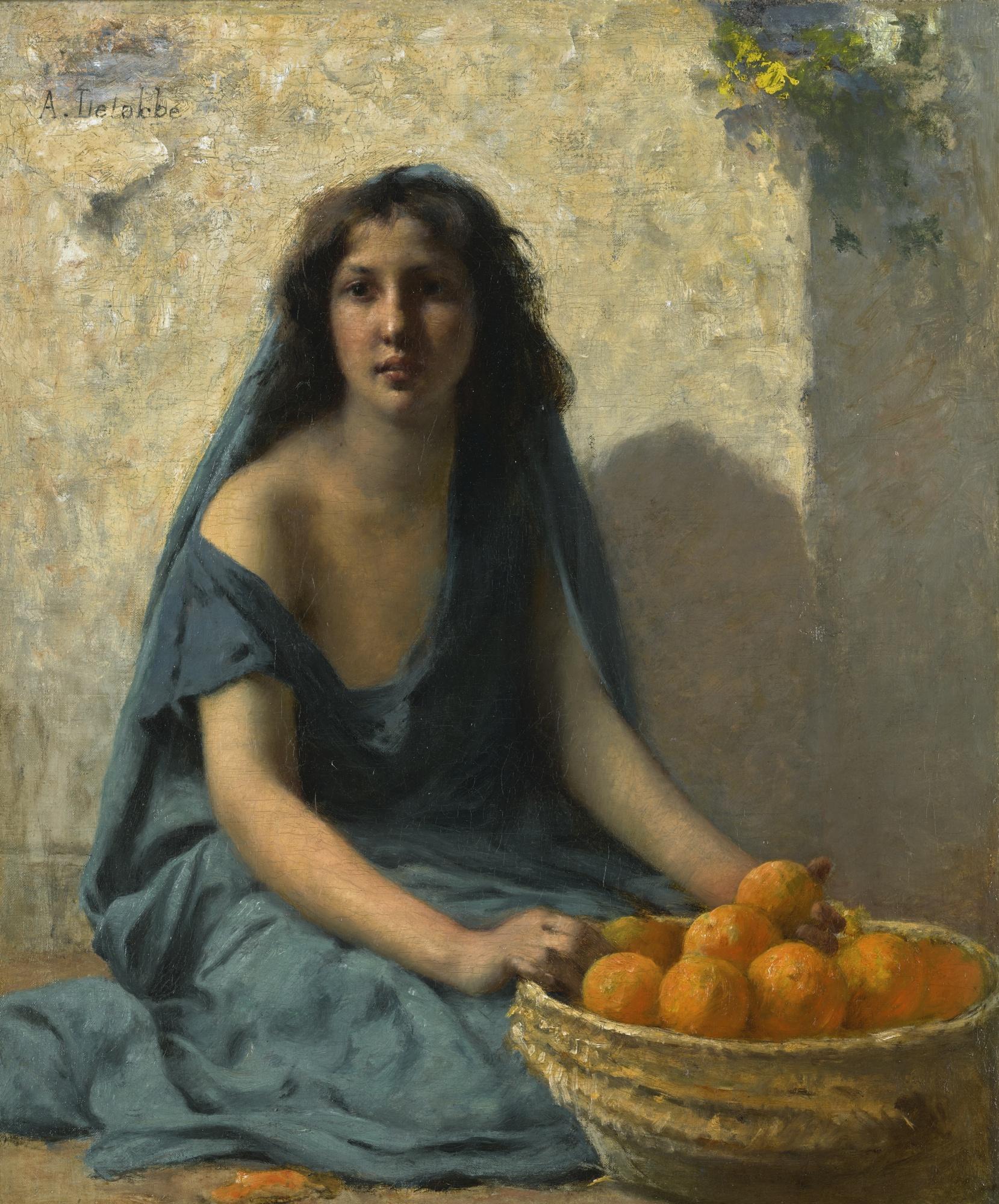 François-Alfred Delobbe - French the Orange Seller