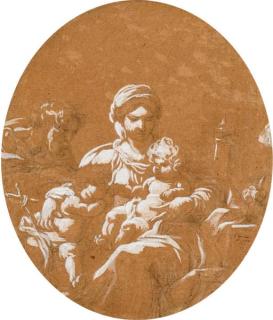 François-André Vincent - La sainte Famille avec saint Jean-Baptiste