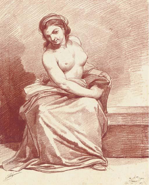 François-André Vincent - Une Femme Nue Assise, Éventuellement Marie-Gabrielle Capet