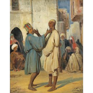 François-Auguste Biard - Scène De Rue