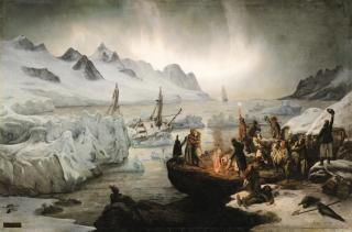 François-Auguste Biard - Shipwreck Victims On Icefloe