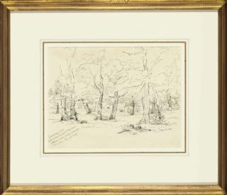 François Auguste Ortmans - Cows in a forest