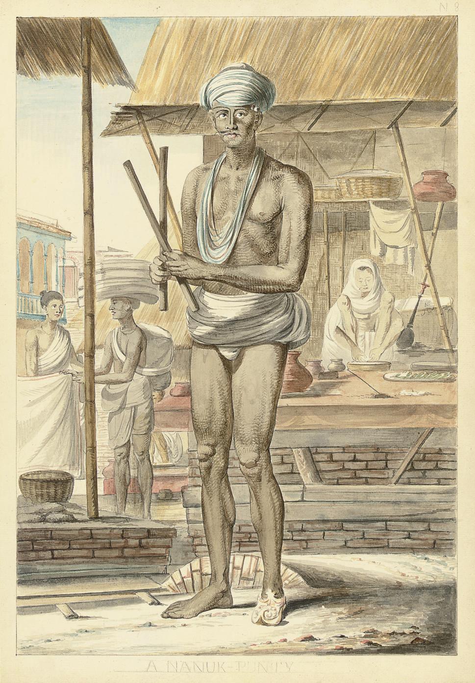 François Balthazar Solvyns - A Naunuck, Punthy