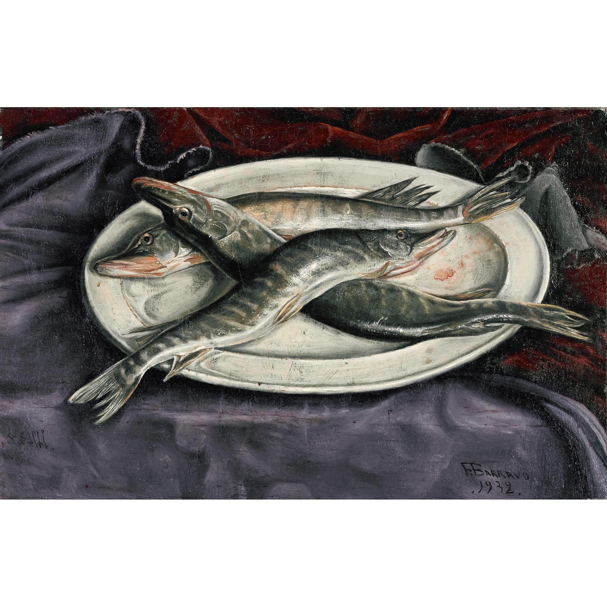 François Barraud - Les Brochets, 1932 The Pikes, 1932