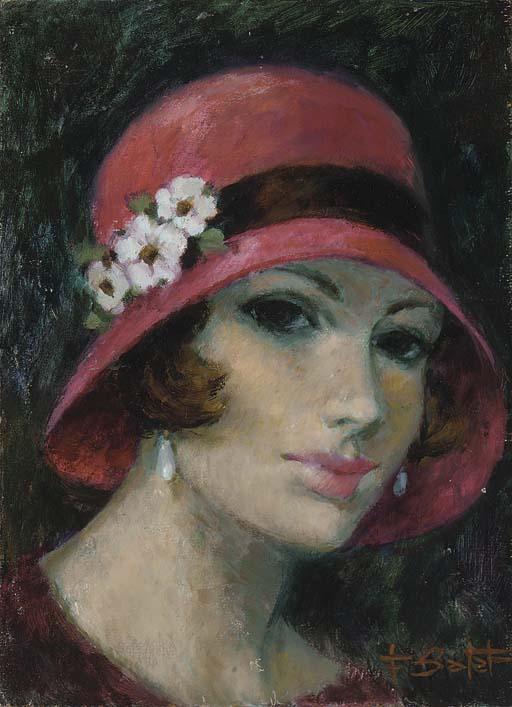 François Batet - Le chapeau rouge