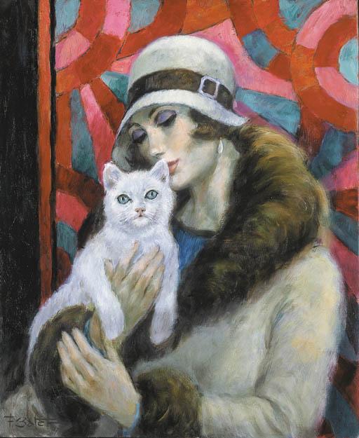 François Batet - Le chat blanc