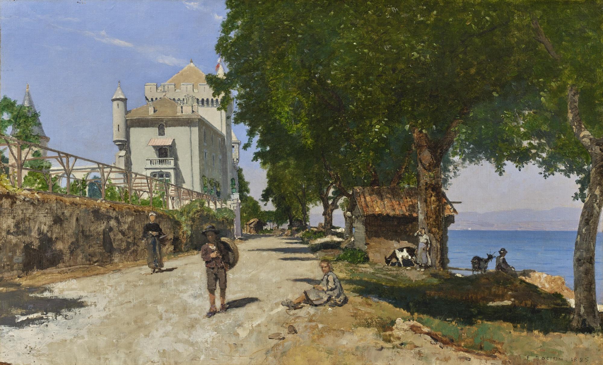 François Bocion - Château Tourronde À St-Gingolph, 1885
