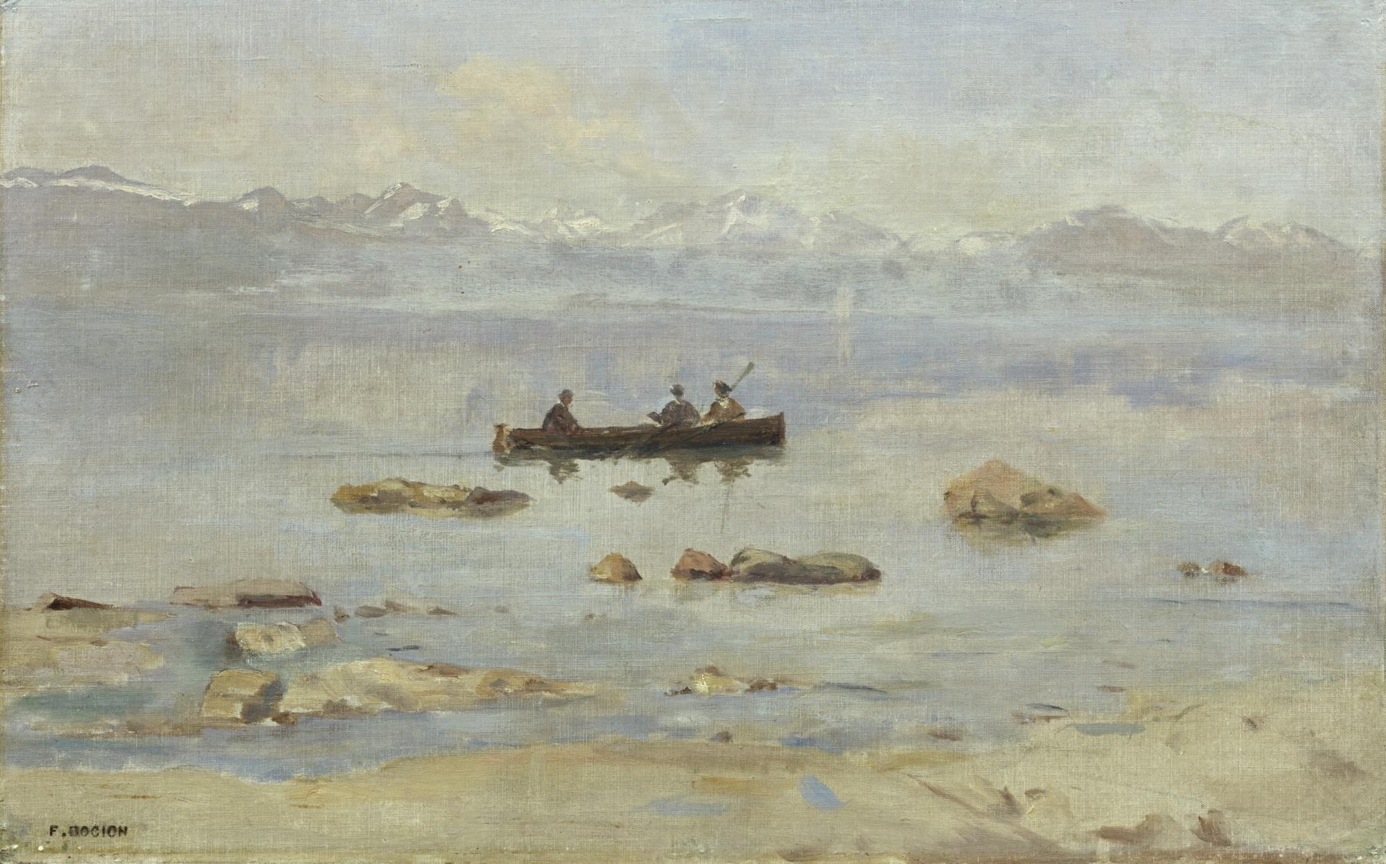 François Bocion - Partie De Pêche Au Large De La Vuachère