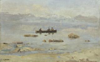 François Bocion - Partie De Pêche Au Large De La Vuachère