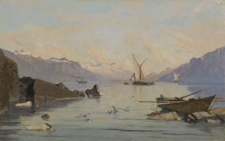 François Bocion - Rivaz, 1880