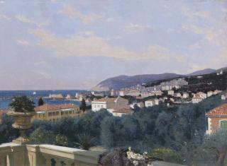 François Bocion - San Remo, De La Terrasse De Louis Ormond, 1878 San Remo, From The Terrace Of Louis Ormond, 1878