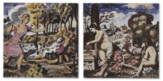 Francois Boisrond - (i) La mort d\'Acteon (ii) Le concert champêtre