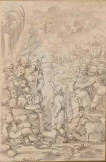 François Boitard - Douze Dessins Représentant Des Scènes De L\'Ancien Testament: Scènes De L\'Histoire De Joseph