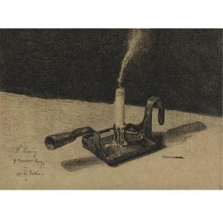 François Bonvin - Le Bougeoir