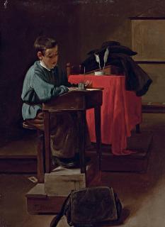 François Bonvin - L\'écolier