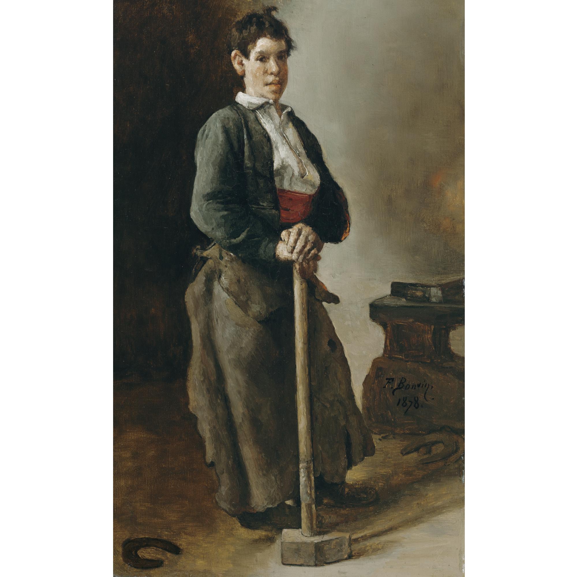 François Bonvin - The Blacksmith