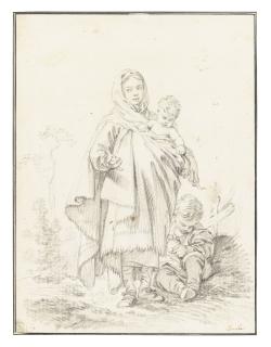 François Boucher - La Bohemienne