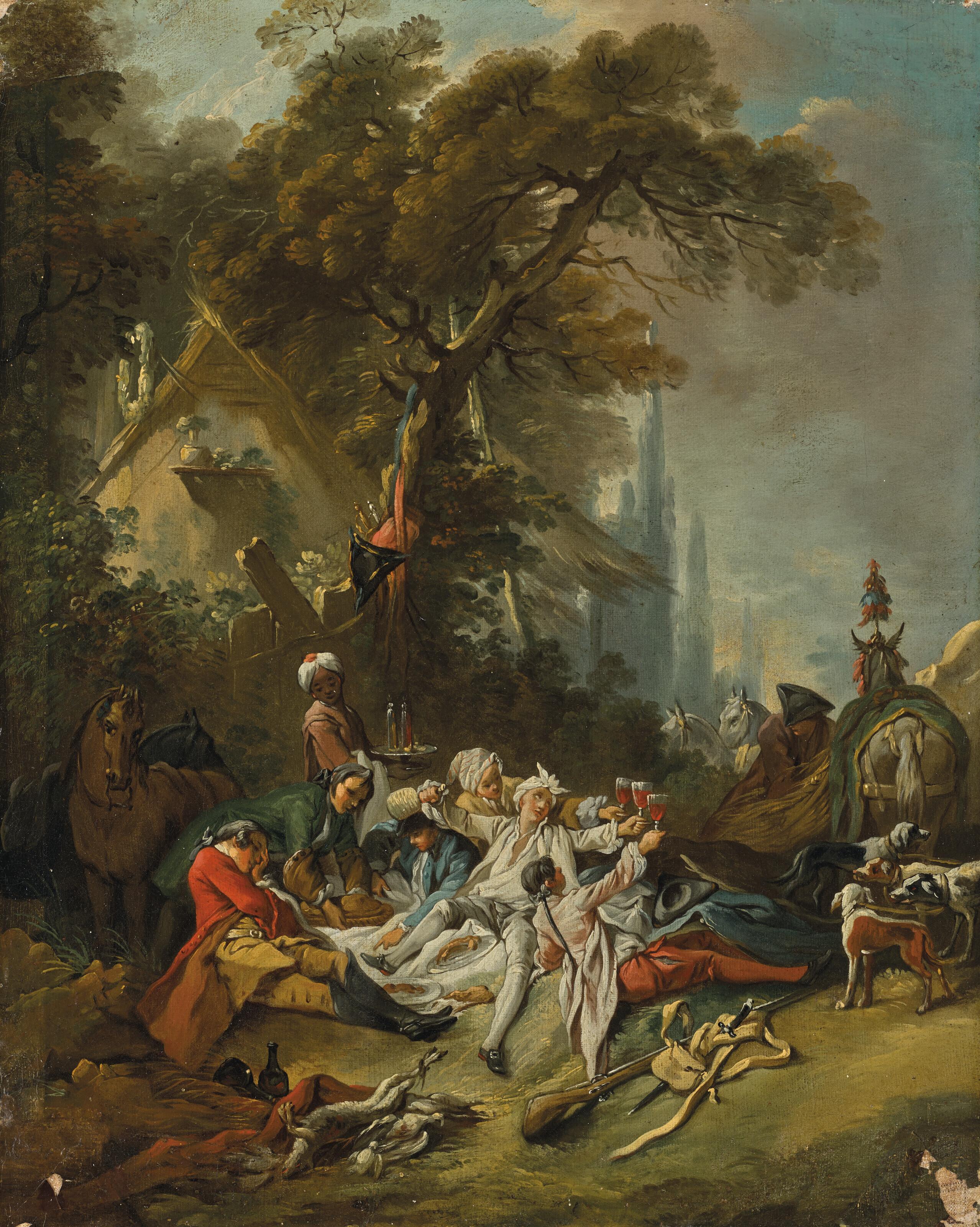 François Boucher - Le Repas De Chasse