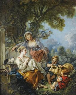 François Boucher - Scène Pastorale