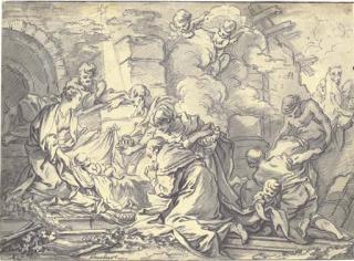 François Boucher - The Adoration of the Magi