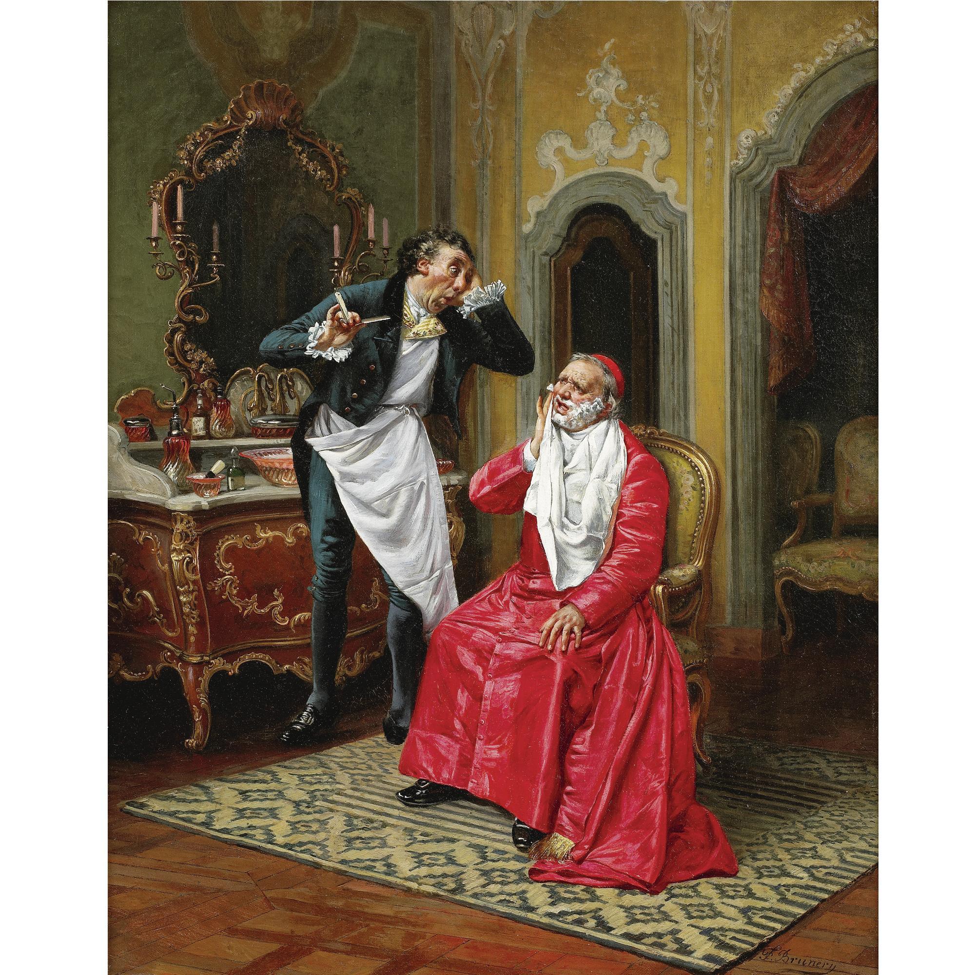 François Brunery - Italian The Awkward Barber