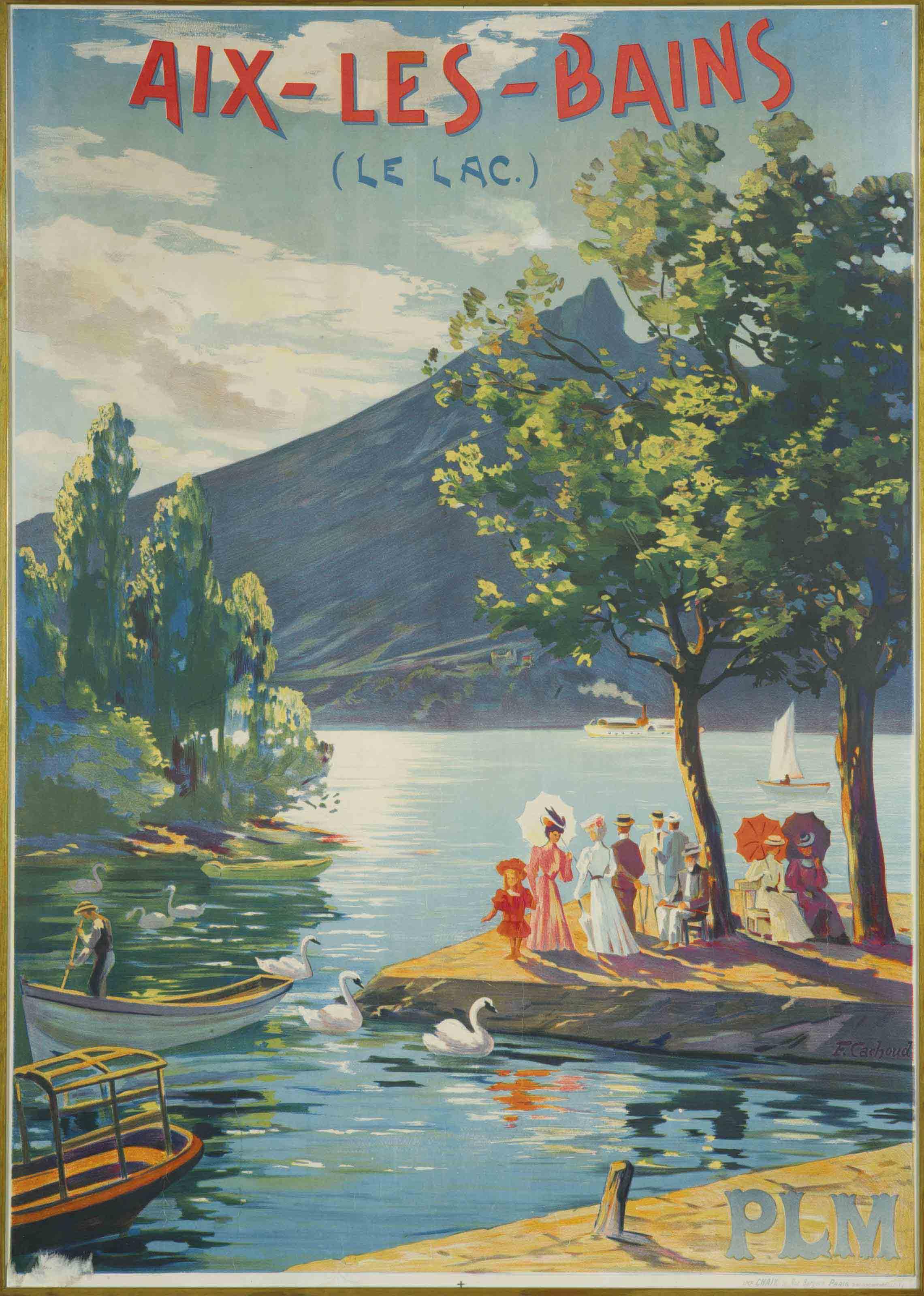 Francois Charles Cachoud - Aix-les-Bains, (le lac)