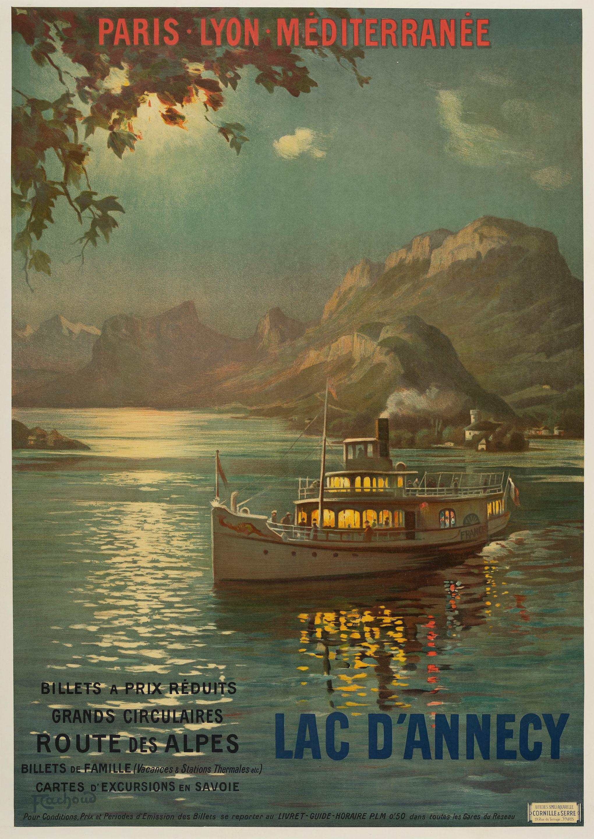 Francois Charles Cachoud - Lac D\'Annecy, Plm