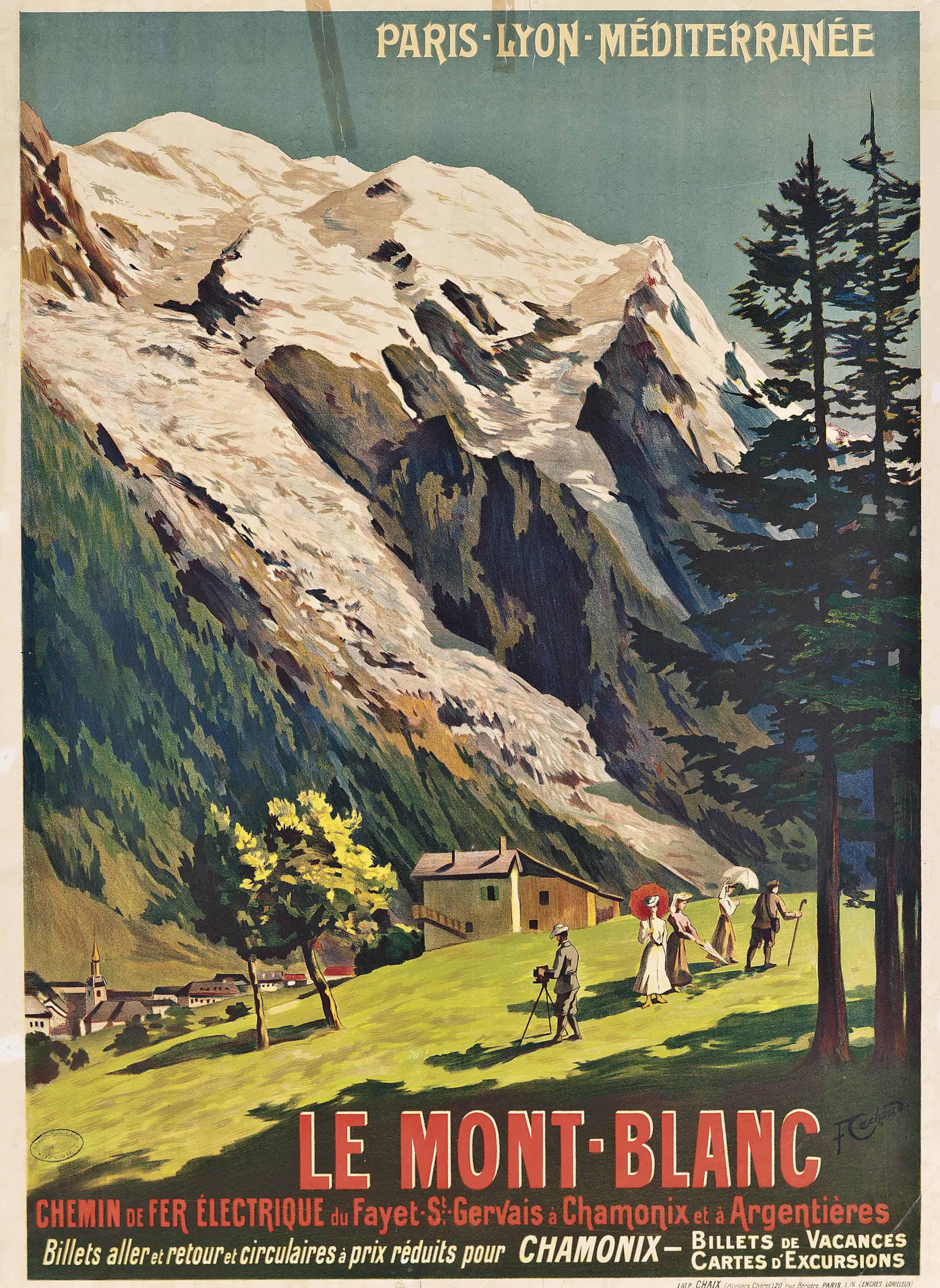 François Charles Cachoud - Le Mont-Blanc, Chamonix