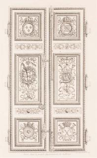 Francois Chauveau - Portes Des Appartements Des Tuileries Par F.Chauveau Petits Trumeaux de la Galerie D\'Apollon Par J.Bérain
