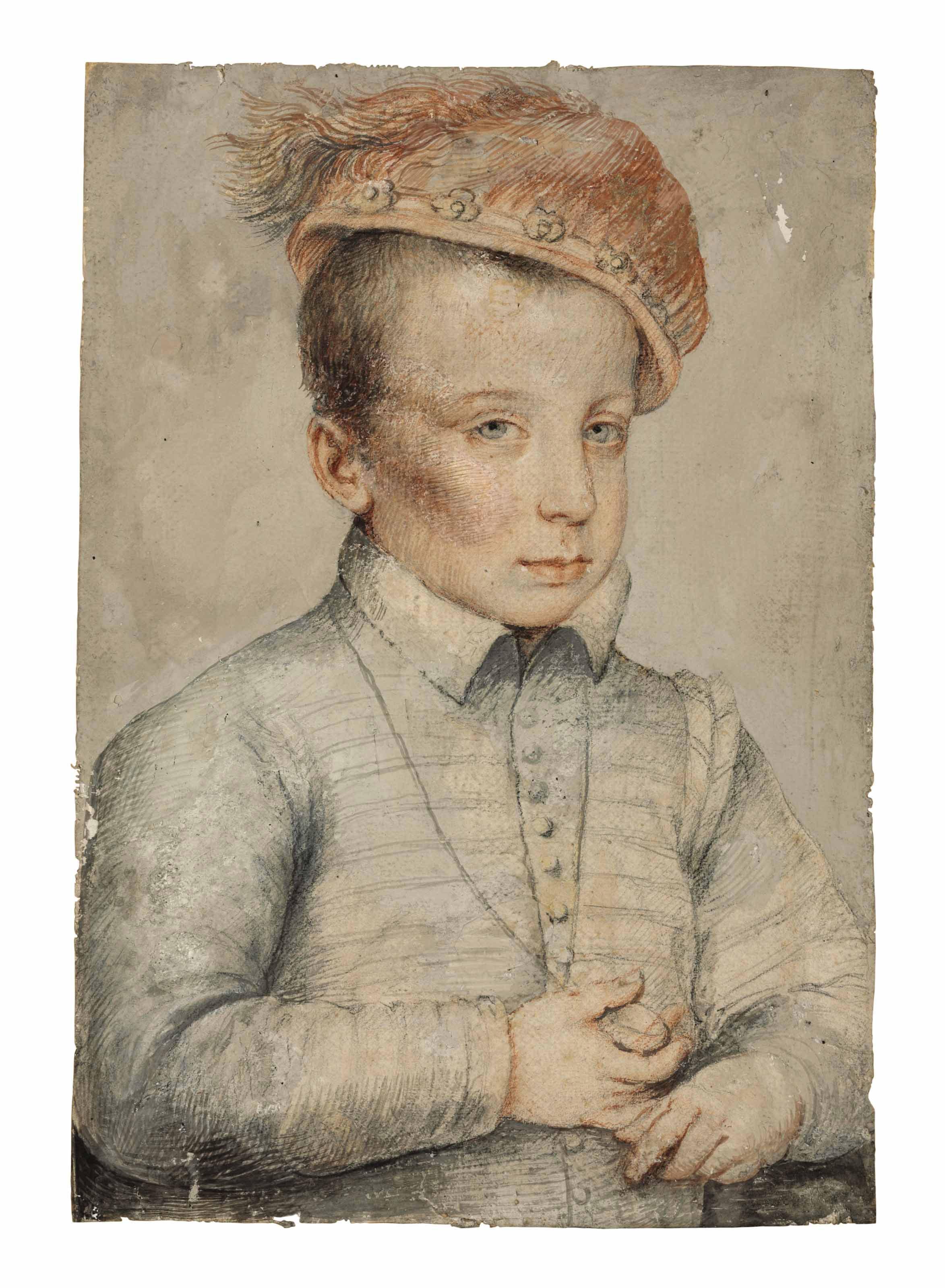 François Clouet - Portrait of a boy, possibly Henri de France