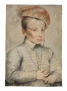 François Clouet - Portrait of a boy, possibly Henri de France