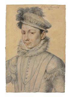 François Clouet - Portrait of King Charles IX (1550-1574)