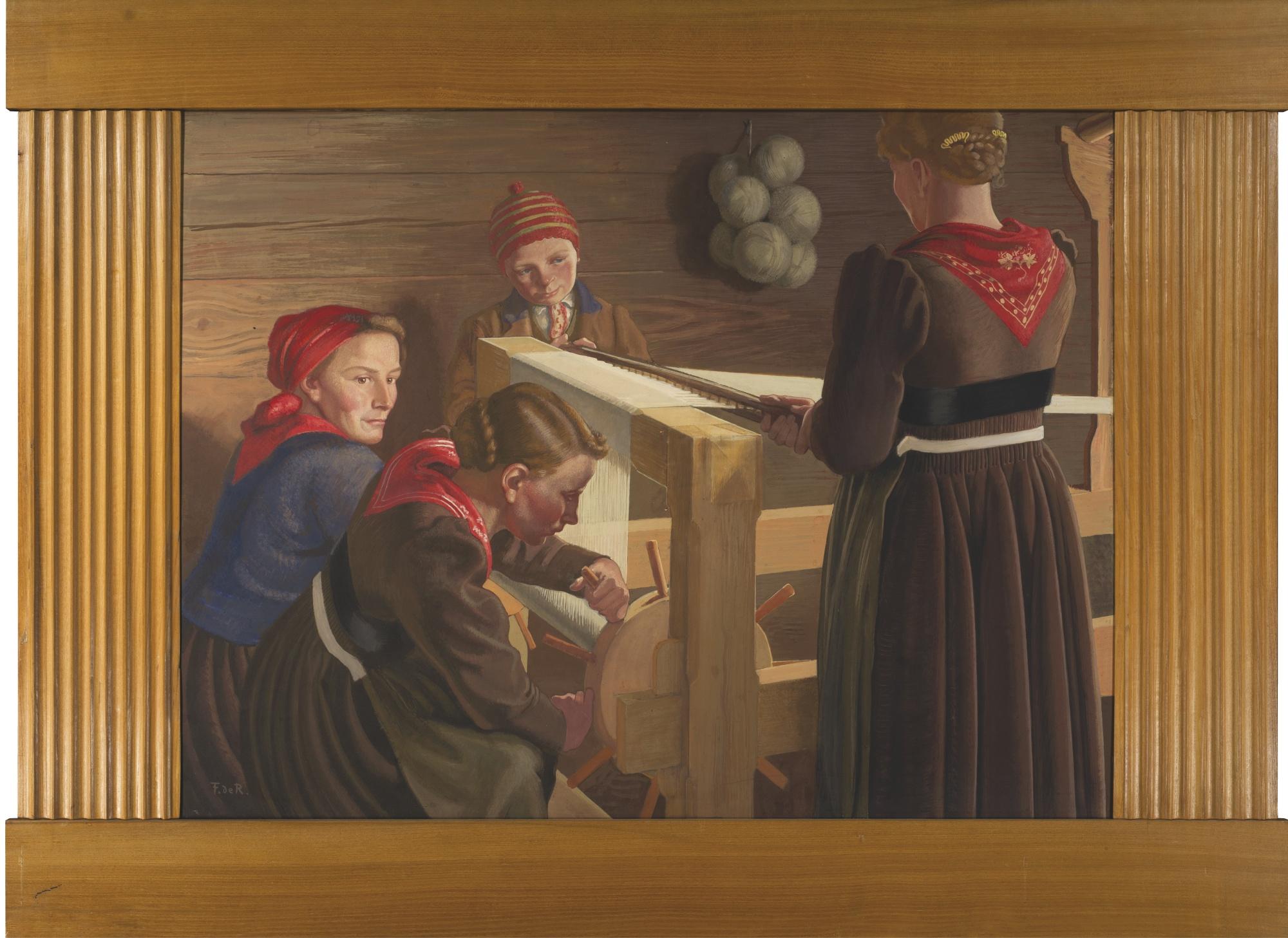 François De Ribaupierre - Les Tisseuses