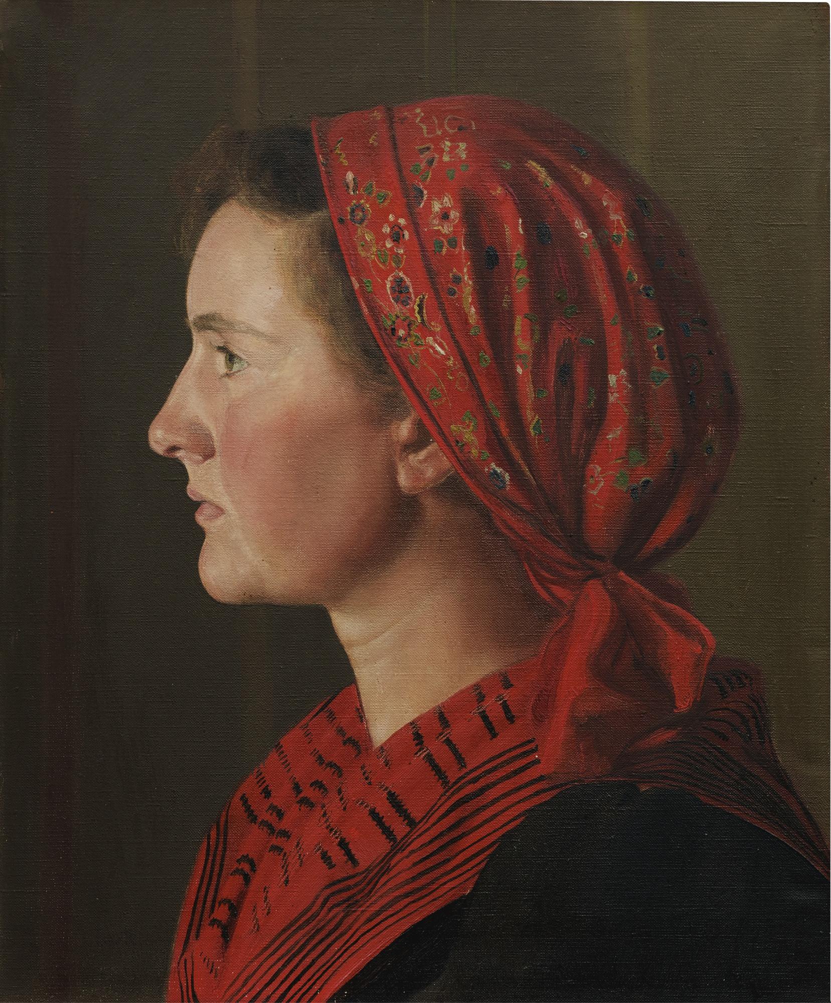 François de Ribaupierre - Tête De Jeune Fille