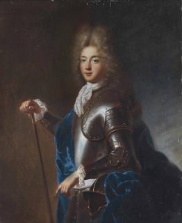 Francois De Troy - Portrait D\'Un Jeune Homme En Armure