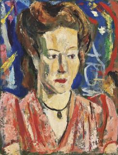 Francois Desnoyer - Portrait de femme