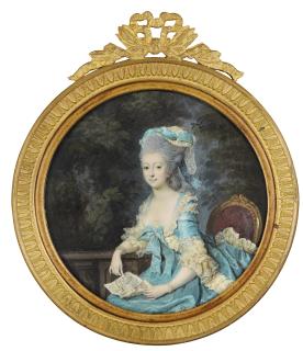 François Dumont - Portrait Of A Lady, Circa 1778