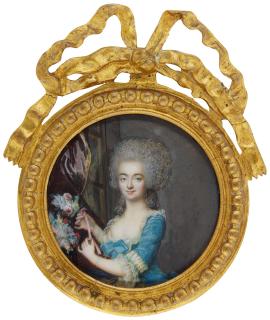 François Dumont - Portrait Of A Lady, Circa 1780
