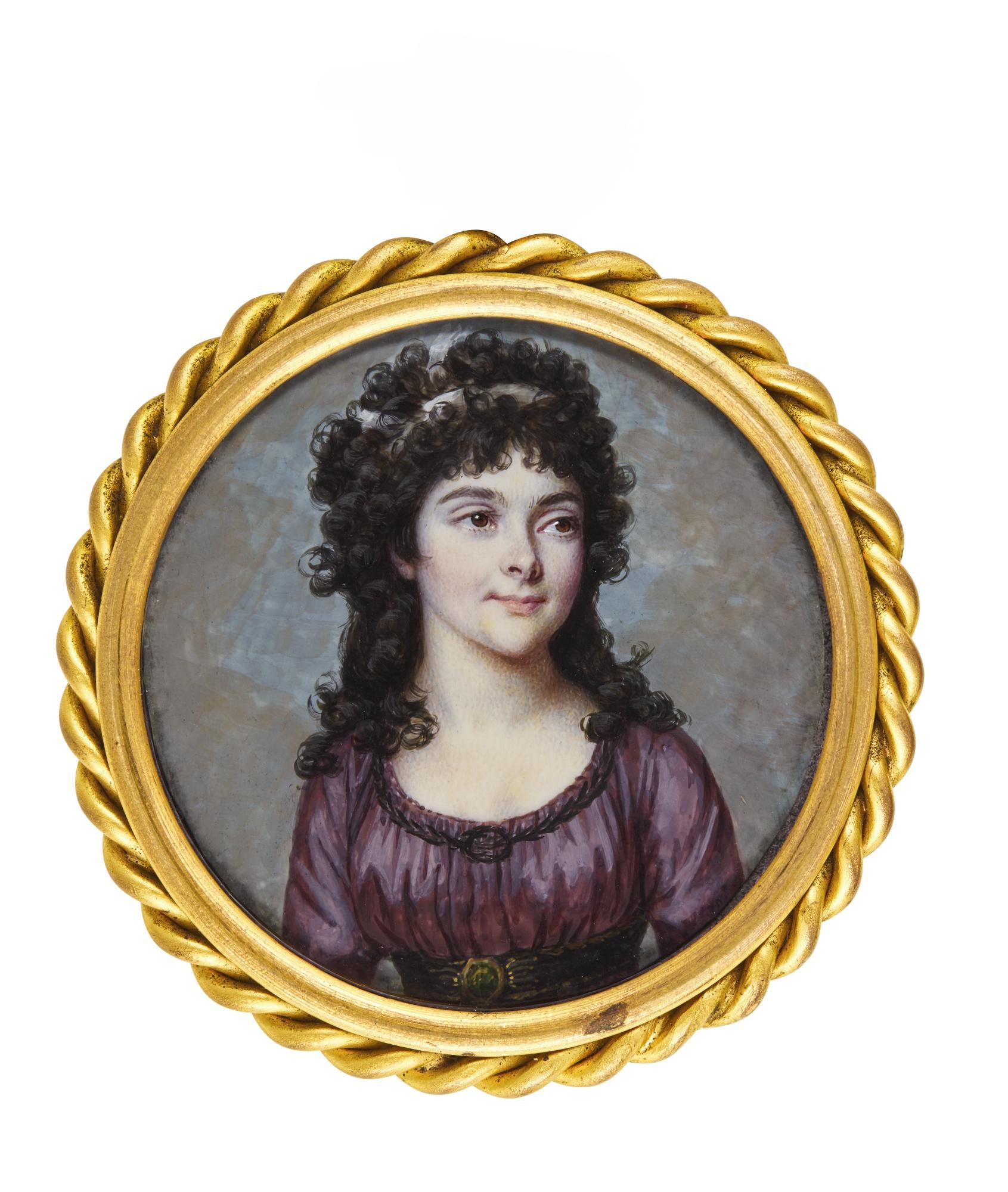François Dumont - Portrait Of A Lady, Circa 1795