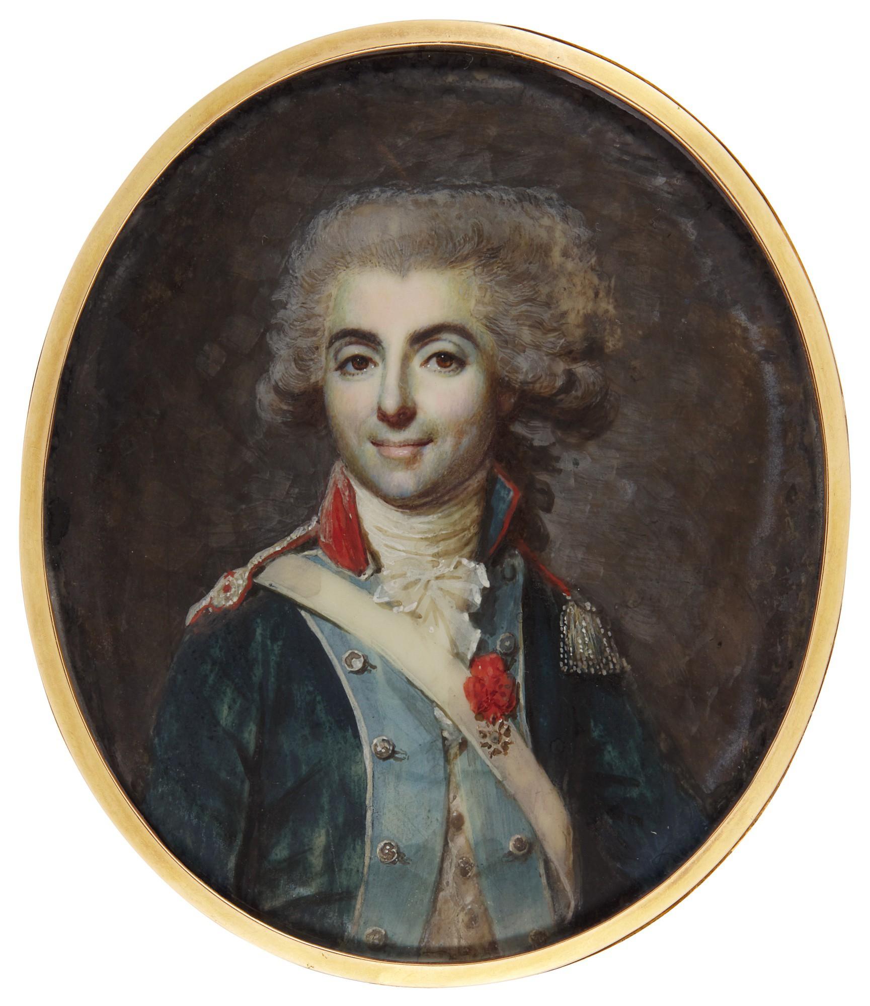 François Dumont - Portrait Of Antoine Bertin, Called Chevalier Bertin (1752-1790), 1790