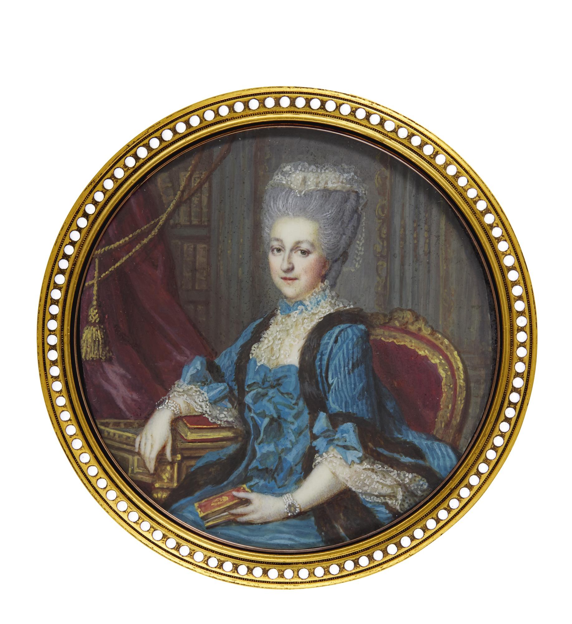 François Dumont - Portrait Of Madame Sophie Of France (1734-1782), Circa 1775