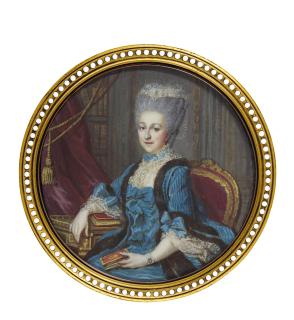 François Dumont - Portrait Of Madame Sophie Of France (1734-1782), Circa 1775