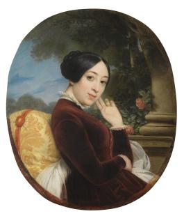 François-Edouard Picot - Presumed Portrait Of Pauline Viardot