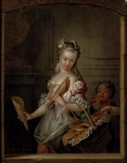 François Eisen - A young woman selling waffles