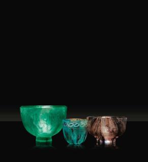 François-Émile Décorchemont - A Group Of Three Bowls  [Ensemble De Trois Coupes]