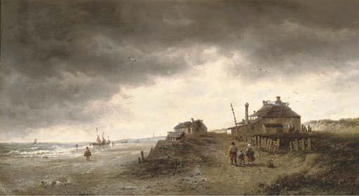 Francois Etienne Musin - Fisherfolk heading for home